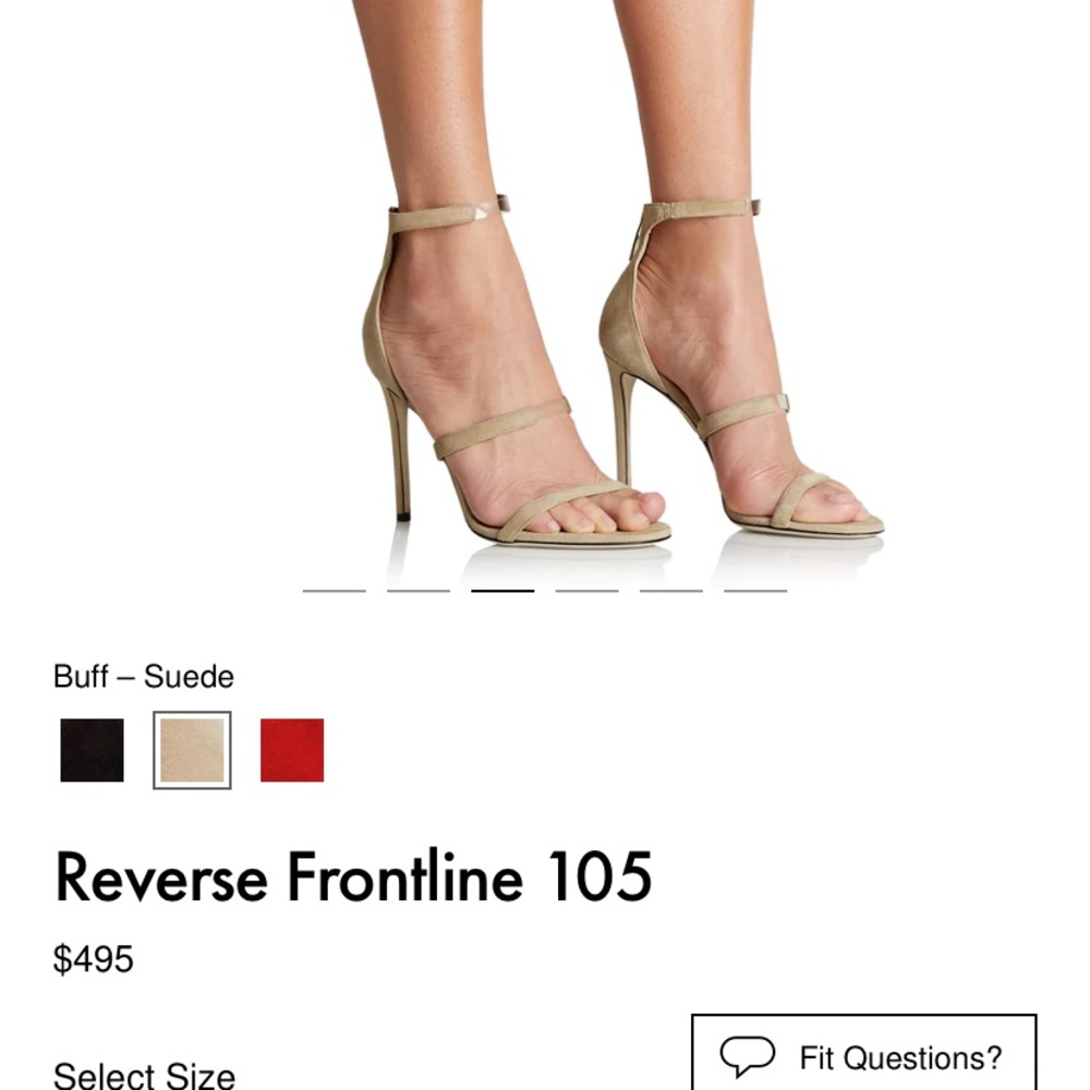 Tamara Mellon reverse frontline Suede NWOB 39.5